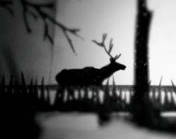 Elk is a stop-motion stealth/puzzle platformer set in the shadowy wilderness