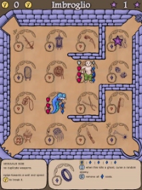 Michael Brough's card game/roguelike hybrid Imbroglio releases on iOS on May 19th